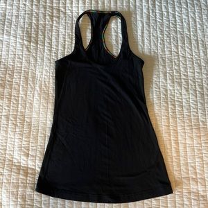 Lululemon black racerback tank top